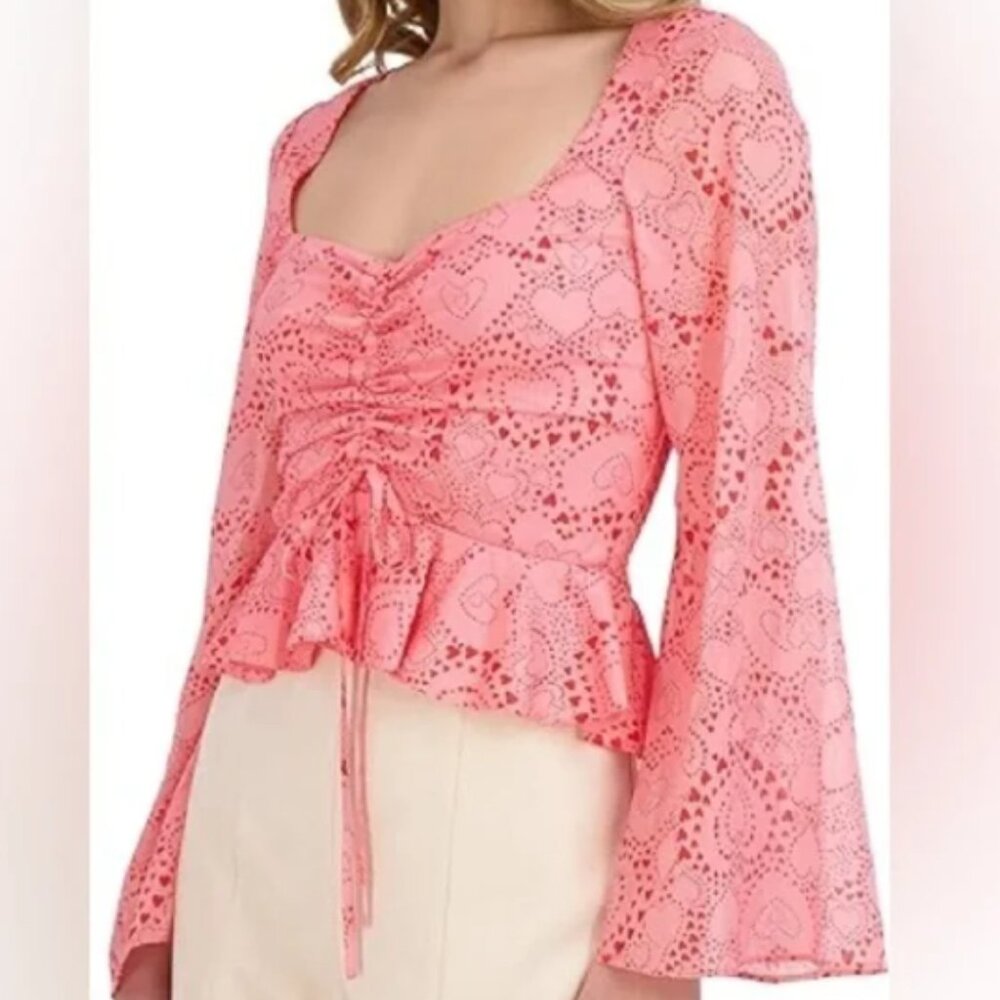 BCBGeneration Split Neck Blouse. NWT - image 3